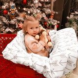 Shopping Cart Cover - Gray Arrows