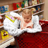 Shopping Cart Cover - Gray Arrows