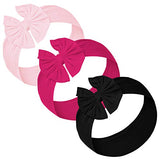 Baby Girl Headbands and bows - Nylon Headband Fits newborn toddler infant girls