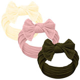 Baby Girl Headbands and bows - Nylon Headband Fits newborn toddler infant girls