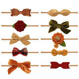 Fall Colors Mustard Navy Burgundy