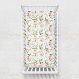 Elephants Peach  Crib Bedding Set