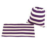 CREAM & GRAPE STRIPE