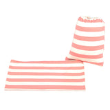CREAM & PEACH STRIPE