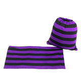 BLACK & PURPLE STRIPE