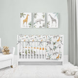 Safari Giraffe Collection, Crib Bedding Set