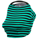 BLACK & TEAL STRIPE
