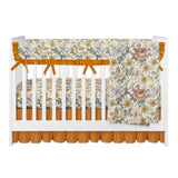 Vintage Floral Crib Bedding Set