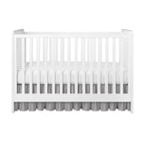 Ruffled Crib Skirt, Crib Skirt for Baby Bed, Crib Skirt for Nursery Room Decor