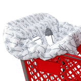 Shopping Cart Cover - Gray Arrows