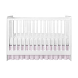 Ruffled Crib Skirt, Crib Skirt for Baby Bed, Crib Skirt for Nursery Room Decor