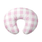 Nursing Pillow Cover - Pink Plaid