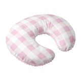 Nursing Pillow Cover - Pink Plaid