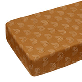 Crib Sheets for boy 100% Cotton Fitted Crib Sheet Set Perfect for Baby Fits Standard Toddler Mattress Sienna rainbows