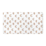 Crib Sheets 100% Cotton Fitted Crib Sheet Set Perfect for Baby Fits Standard Toddler Mattress Rainbows