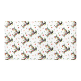 Crib Sheets for boy 100% Cotton Fitted Crib Sheet Set Perfect for Baby Fits Standard Toddler Mattress Floral deer