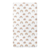 Crib Sheets 100% Cotton Fitted Crib Sheet Set Perfect for Baby Fits Standard Toddler Mattress Rainbows
