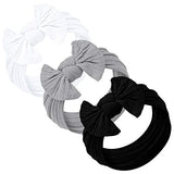 Baby Girl Headbands and bows - Nylon Headband Fits newborn toddler infant girls
