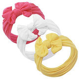 Baby Girl Headbands and bows - Nylon Headband Fits newborns toddlers infants girls