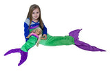 JLIKA Mermaid Tail Blanket for Kids with Free Doll Blanket Included - The Perfect Gift For Girls