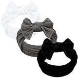 Baby Girl Headbands and bows - Nylon Headband Fits newborns toddlers infants girls