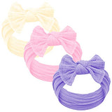 Baby Girl Headbands and bows - Nylon Headband Fits newborns toddlers infants girls