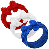 Baby Girl Headbands and bows - Nylon Headband Fits newborns toddlers infants girls