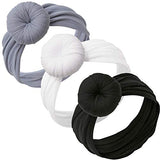 Baby Girl Headbands and bows - Nylon Turban Round Knot Headband Fits newborn toddler infant girls