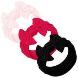 Baby Girl Headbands and bows - Nylon Headband Fits newborn toddler infant girls