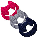 Baby Girl Headbands and bows - Nylon Headband Fits newborn toddler infant girls
