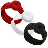 Baby Girl Headbands and bows - Nylon Turban Round Knot Headband Fits newborn toddler infant girls