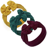 Baby Girl Headbands and bows - Nylon Headband Fits newborns toddlers infants girls