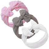 Baby Girl Headbands and bows - Nylon Headband Fits newborns toddlers infants girls