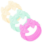 Baby Girl Headbands and bows - Nylon Headband Fits newborn toddler infant girls