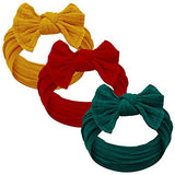 Baby Girl Headbands and bows - Nylon Headband Fits newborns toddlers infants girls