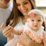 Baby Girl Headbands and bows - Nylon Headband Fits newborn toddler infant girls (Assorted Mix)
