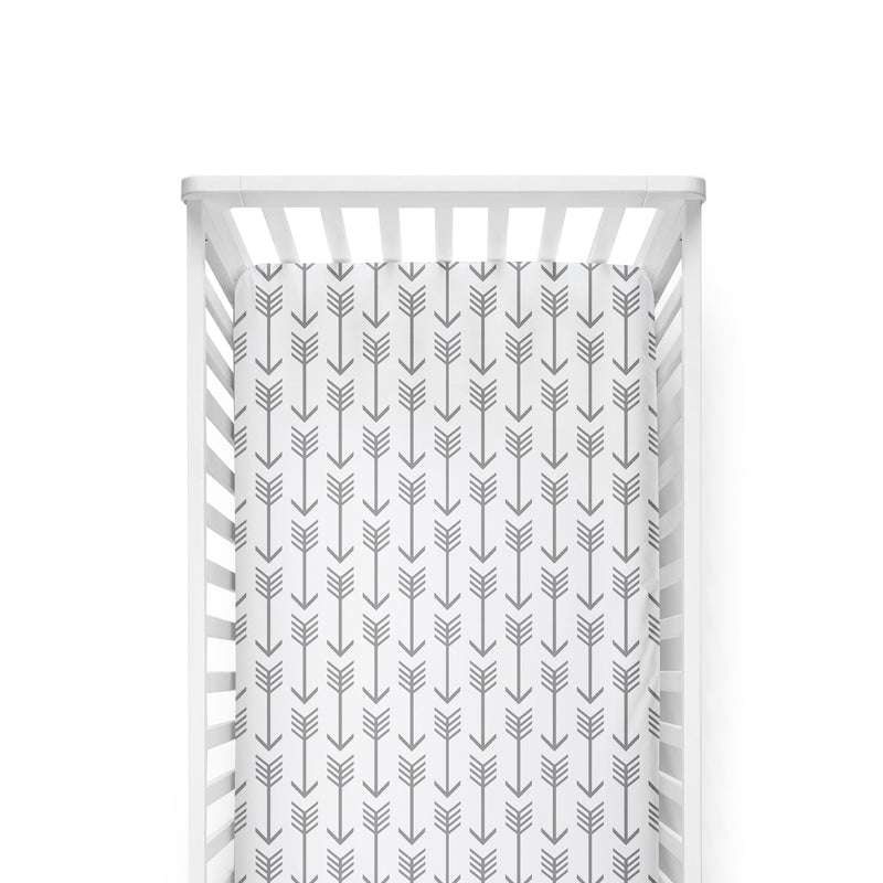 Grey Arrows Crib Sheet – JLIKA