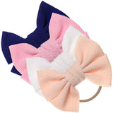 Baby Girl XL Bow Headbands Pink, Navy, Ivory, Peach