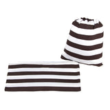 BROWN & WHITE STRIPE