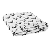 Crib Sheet - Black White Buck