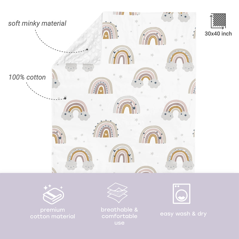 Rainbows Baby Blankets