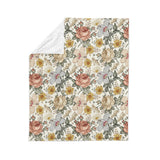 Blanket Floral blue
