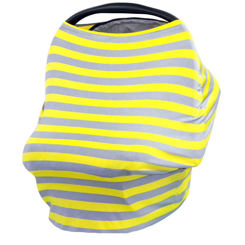 GRAY & YELLOW STRIPE