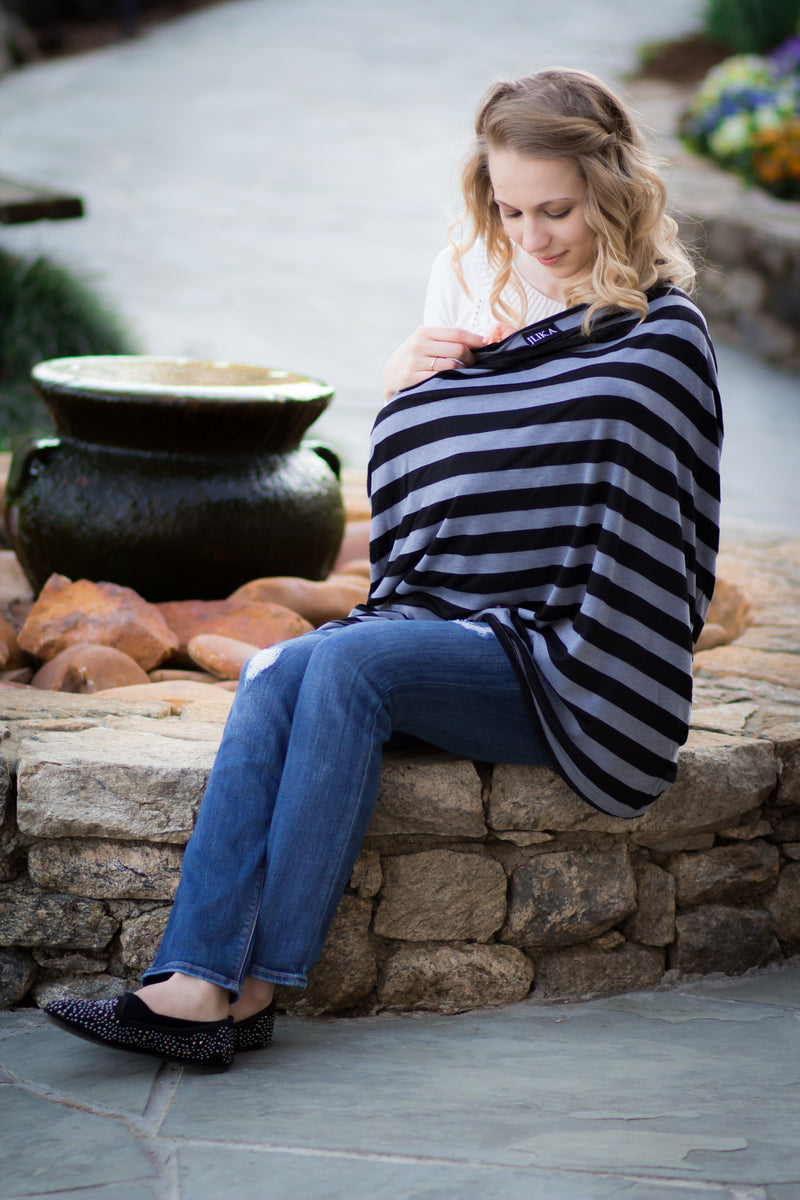 BLACK & GRAY STRIPE