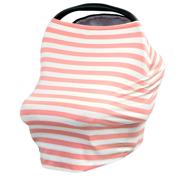 CREAM & PEACH STRIPE