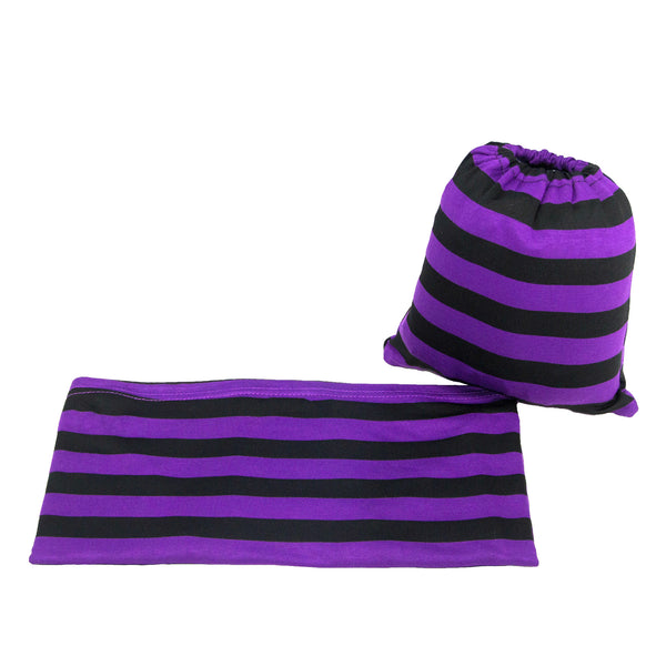 BLACK & PURPLE STRIPE