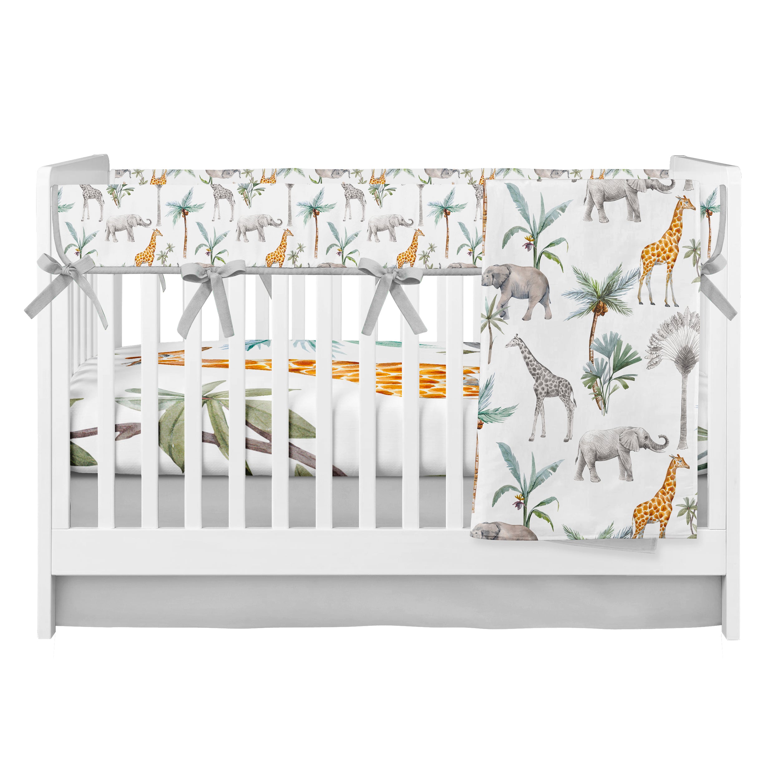 Safari Giraffe Collection, Crib Bedding Set – JLIKA