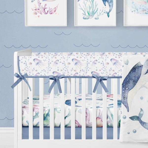 Under the Sea Dolphins Crib Bedding Set