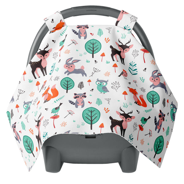 Woodland Animal Carseat Canopy