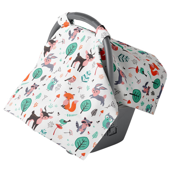 Woodland Animal Carseat Canopy